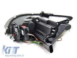 Kit de phares Xenon adapté pour Audi TT 8J 2010-2014 avec AFS, base chromée, gauche et droite-image-6152379
