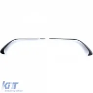 Kit de spoiler avant pare-chocs sport noir brillant adapté pour Mercedes Classe A W176-image-6192280