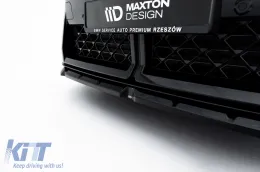 Kit de spoiler Maxton Design adecuado para faldones laterales, parachoques delantero, parachoques trasero y maletero para BMW X2 U10 con paquete M después de 2023 en lacado negro-image-6236304