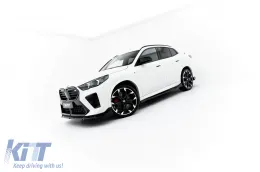 Kit de spoiler Maxton Design adecuado para faldones laterales, parachoques delantero, parachoques trasero y maletero para BMW X2 U10 con paquete M después de 2023 en lacado negro-image-6236306