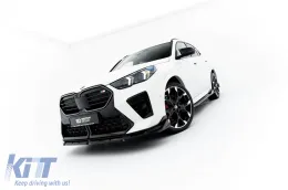 Kit de spoiler Maxton Design adecuado para faldones laterales, parachoques delantero, parachoques trasero y maletero para BMW X2 U10 con paquete M después de 2023 en lacado negro-image-6236310