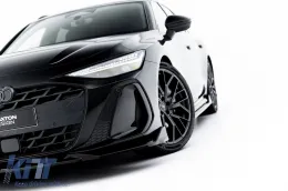 Kit de Spoiler Maxton Design S-Line Tipo 2 adecuado para faldones laterales, parachoques delantero, parachoques trasero y techo del Audi A6 S-Line Avant C9 después de 2025, lacado en negro-image-6235692