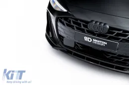 Kit de Spoiler Maxton Design S-Line Type 2 adapté pour les bas de caisse, le pare-chocs avant, le pare-chocs arrière et le toit de l'Audi A6 S-Line Avant C9 après 2025, laqué noir-image-6235694