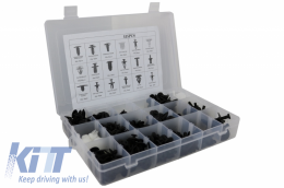 Kit de sujetadores de plástico Auto Clips 415 piezas-image-6030236