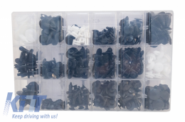 Kit de sujetadores de plástico Auto Clips 425 piezas-image-6058382