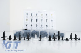 Kit de sujetadores de plástico Auto Clips 425 piezas-image-6058389