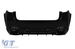 Kit de tuning BRBS type GLS900 adapté pour Mercedes GLS X167 SUV 2020-2021, 2022, 2023 avec des éléments noirs brillants-image-6144536