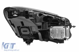 Kit de tuning de phares LED adapté pour Mercedes Classe S W222 2013-2017, adapté pour pare-chocs avant 2013-2017, base noire, gauche et droite-image-6151421