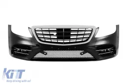 Kit de tuning style 450 adapté pour Mercedes Classe S W222 2017-2020-image-6147075