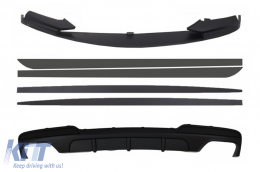 image-6-Kit d'extension de Conversion pour BMW série 5 F10 F11, diffuseur de becquet 11-17