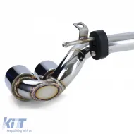 Kit di conversione duplex a 4 tubi per terminale di scarico adatto per BMW Serie 3 E90 E91 323 325 328 330-image-6193641
