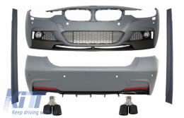 image-69-Kit Dual Twin Auspuff Tipps Kohlenstoff Matt für BMW 3 F30 11-19 M-Perform Look