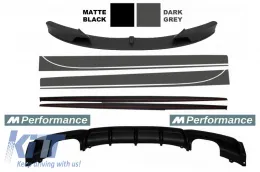 image-60-Kit Extensions Difffuser Lip Conversion to M-Sport Design suitable for BMW 3 Series F30/F31 (2011-) Sedan/Touring