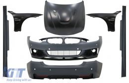 image-42-Kit für BMW F32 F33 13-17 M-Performance Look Vordere Kotflügel Kapuze Motorhaube