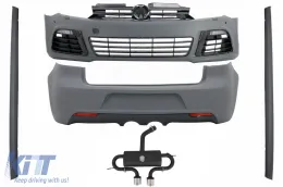 image-34-Kit für VW Golf 6 MK6 2008-2013 R20 Look Seitenschweller & Auspuffanlage Catback