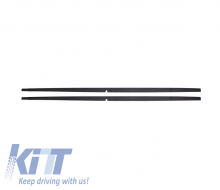 Kit für VW Golf VII 7 13-16 GTI Look Stoßstange Seitenschweller Auspuff System-image-6057582