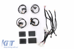 Kit Grilles Aération AC 7 Couleurs LED Rotative Tweeters Couverture Haut-parleur Pour Mercedes classe S W222-image-6105220