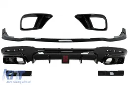 image-13-Kit Labio frontal & Difusor Para Mercedes S W222 Facelift S65 S63 07.17-08.20 Sedán