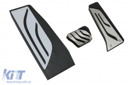 KIT of Pedal Footrest suitable for BMW 1 Series F20 (2011-up) 2 Series F22 (2014-up) 3 Series F30 (2011-up) 4 Series F32 (2013-up) Automatic-image-6019733