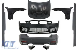 image-8-Kit para BMW F30 2011-2019 EVO II M3 CS Look Defensas Capucha Consejos Carbón