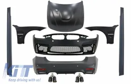 image-61-Kit per BMW F30 11-19 EVO II M3 Look parafanghi Cappuccio cofano Punte Carbonio