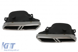 Kit per Mercedes S Coupe C217 Sport Line 2015-2021 S65 Look Griglia Diffusore Punte-image-6092005
