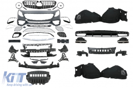 Kit per Mercedes S Coupe C217 Sport Line 2015-2021 S65 Look Griglia Diffusore Punte-image-6092010