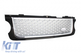 Kit pour Rover Vogue L322 2002-2012 Noir Argent Grille Édition Autobiography Look-image-6006296