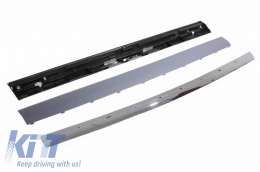 KIT Rear Bumper Protector Foot Plate and Trunk Tailgate Suitable for Range Rover Sport L320 (2005-2011) Chrome Autobiography Look-image-6042043