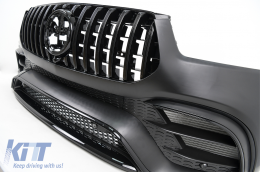 Kit sómatos gia  Mercedes GLE SUV Coupe C167 Sport Line 2019-06.2023 GLE 63S Design Mávro-image-6110197