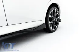 Kit spoiler Maxton Design adatto per minigonne, paraurti anteriore, paraurti posteriore e bagagliaio per BMW X2 U10 con pacchetto M dopo il 2023 in laccato nero-image-6236302