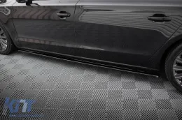 Kit spoiler Maxton Design adatto per paraurti anteriore, posteriore e bagagliaio dell'Audi A8 D4 2013-2017, passo lungo-image-6235734