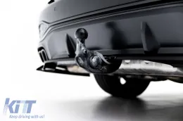 Kit Spoiler Maxton Design S-Line Tipo 2 adatto per minigonne, paraurti anteriore, paraurti posteriore e tetto dell'Audi A6 S-Line Avant C9 dopo il 2025, verniciato in nero-image-6235710