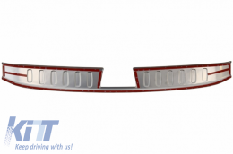 KIT Stoßstange Ladekantenschutz Fußplatte Abdeckung für BMW X1 E84 LCI 2012-2014-image-6042411