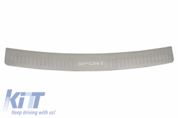 Kit Stoßstangenschutz Fußplatte für Sport L320 05-11 Heckklappe aus Aluminium-image-6042029