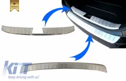 image-6-KIT Zaštitna ploča za stražnji Branik Ploča za noge Aluminijski poklopac prikladan za BMW X1 E84 ne LCI (2009-2012)