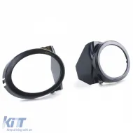 Klare gelbe Nebelscheinwerfer aus Glas mit Halterung geeignet für BMW 3er E46 BMW 5er E39-image-6261272