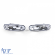Klare Glas Frontblinker mit Chrom geeignet für VW New Beetle 98-06-image-6257326
