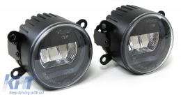 image-0-Klare Glas-LED-Nebelscheinwerfer mit Tagfahrlicht, geeignet für Opel Agila Tigra B Twin Top