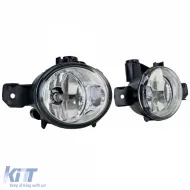 Klare Glas-Nebelscheinwerfer geeignet für 1 Series BMW E81 E82 E87 E88 X3 E83 X5 E70-image-6264017