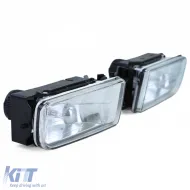 Klare Glas Nebelscheinwerfer H1 Paar geeignet für BMW 3er Reihe E36 einschließlich M3 90-99-image-6209251