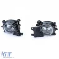 Klare Glas Nebelscheinwerfer H8 Paar geeignet für BMW 5er Reihe E39 Limousine Touring 00-04-image-6197546