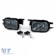 image-45-Klare Glas Nebelscheinwerfer mit schwarzem Rauch, geeignet für Mercedes W203 CL203 C209 SLK R170