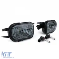 Klare Glas Nebelscheinwerfer mit schwarzem Rauch, geeignet für Mercedes W203 CL203 C209 SLK R170-image-6197395