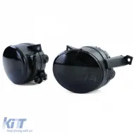 Klare Glas Nebelscheinwerfer mit schwarzem Rauch, geeignet für VW Caddy Tiguan Touran EOS Polo 6R-image-6264073