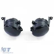 Klare Glas Nebelscheinwerfer mit schwarzem Rauch, geeignet für VW Caddy Tiguan Touran EOS Polo 6R-image-6264074