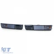 Klare Glas-Nebelscheinwerfer mit schwarzem Rauchblinker, geeignet für VW Golf 3 Vento 91-97-image-6199292
