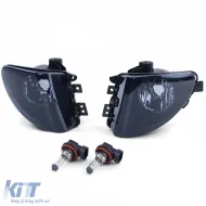 Klare Glas-Nebelscheinwerfer mit schwarzem Rauchset geeignet für BMW 5er F10 F11 10-13-image-6204990