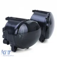 Klare Glas-Nebelscheinwerfer schwarz geeignet für BMW E92 E93 F10 F11 F07 F22-image-6196337