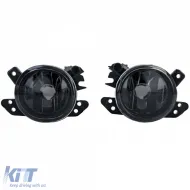 Klare Glas Nebelscheinwerfer schwarz geeignet für Mercedes E-Class W212 C207 A207 GLA X156-image-6277042
